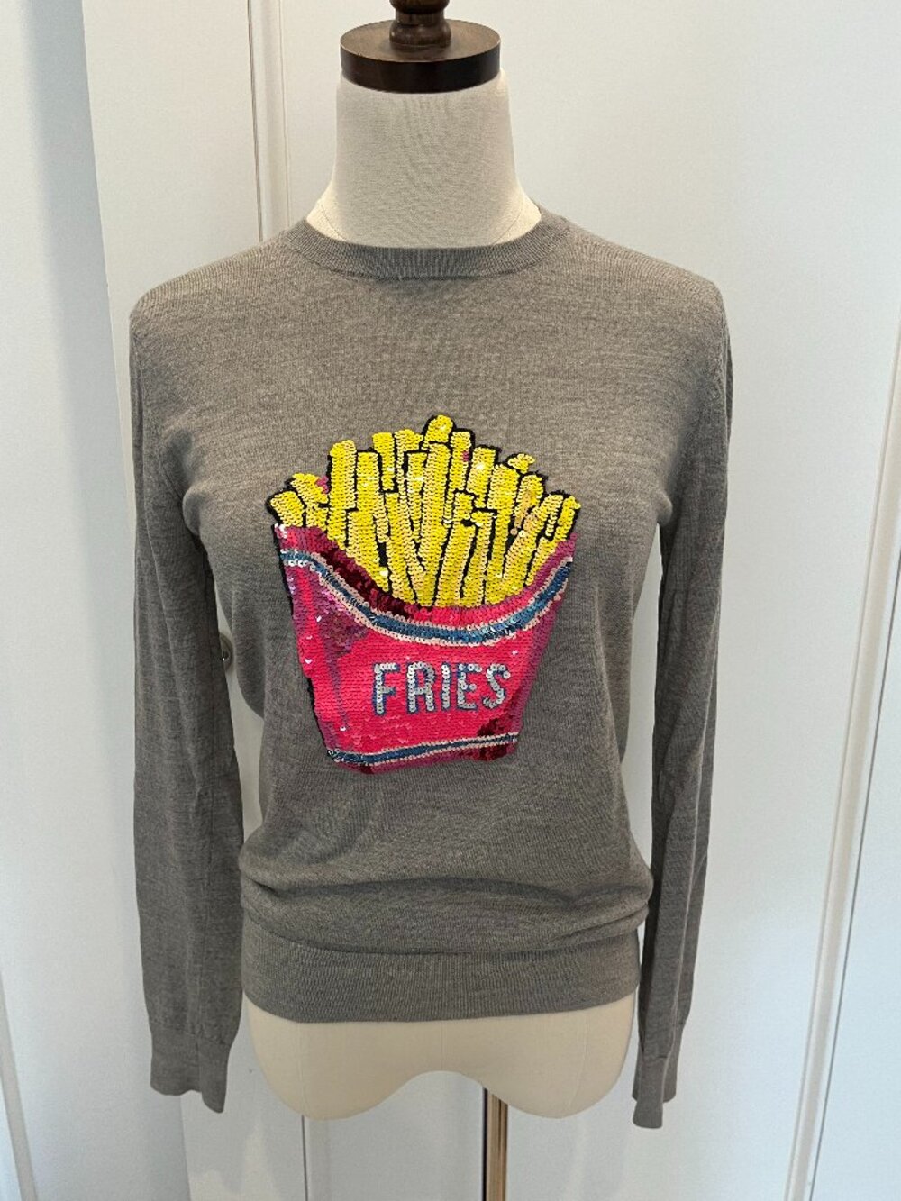 Marcus Lupfer "Fries" Merino Sweater Size Small